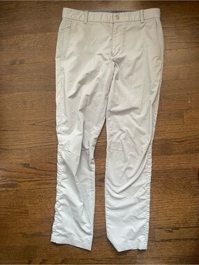 Men's Lightweight Cream Golf Pants